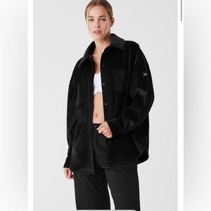 ALO ribbed velour mountain side shacket. Brand new with tags.